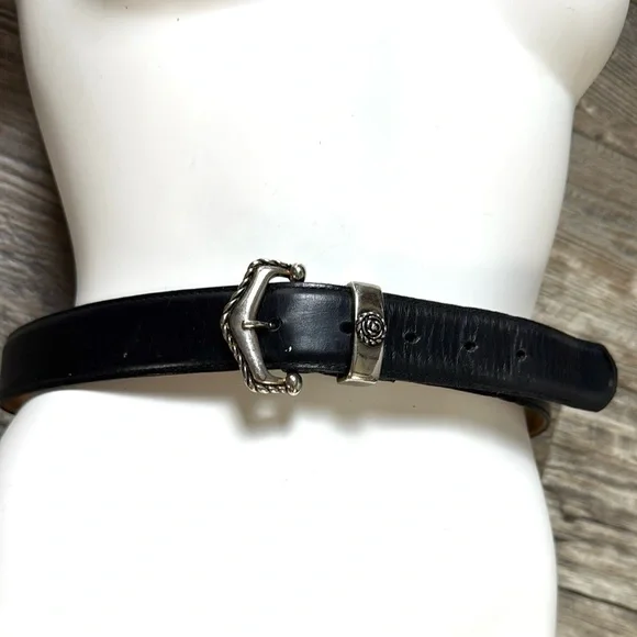 Brighton | Accessories | Black Genuine Loather Belt With 